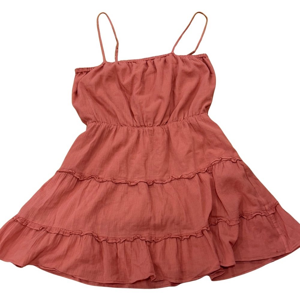 Express Coral Midi Dress